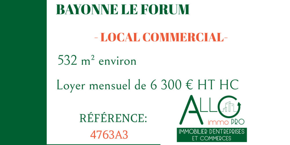 local commercial à BAYONNE (64100)